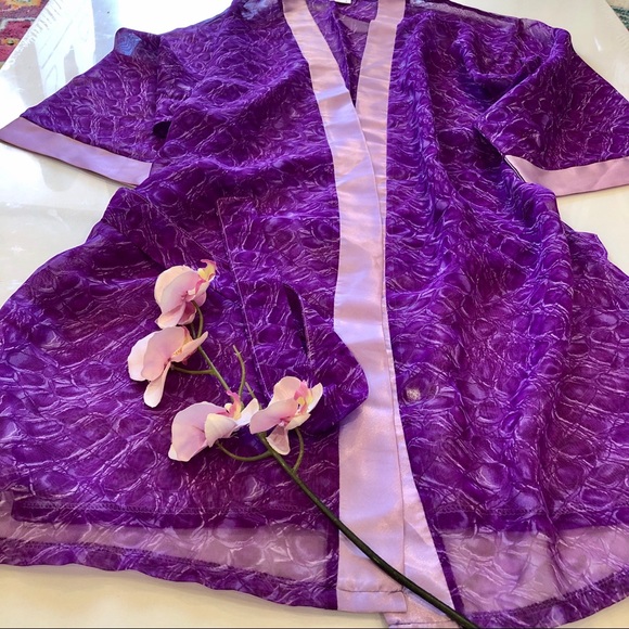 Violet Color Kimono/Robe - Picture 8 of 8